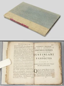 ROMAN LAW rare study by Laurens GRONOVIUS 1685 dedicated to MAGLIABECCHI - Picture 1 of 8