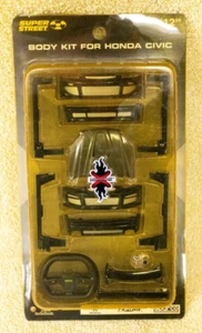 SUPER STREET XMODS HONDA CIVIC BLACK BODY KIT - Picture 1 of 3