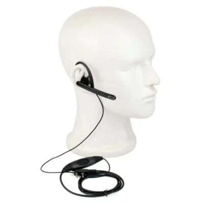 Low Profile Ear Bar Earpiece Mic PTT Headset for For BAOFENG Radio - Image 1 of 4