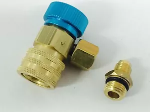 QC-L AUTO CAR AC AIR CON QUICK COUPLER CONNECT LOW PRESSURE TO MANIFOLD GAUGE - Bild 1 von 1