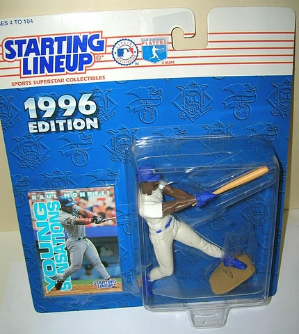 Raul Mondesi Starting Lineup SLU 4" Action Figure MLB  Los Angeles Dodgers 1996 Cover