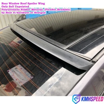 380R Rear Window Roof Spoiler Wing Fits 2008~2012 Lexus GS350 GS450 460 Sedan Foto 1 de 4