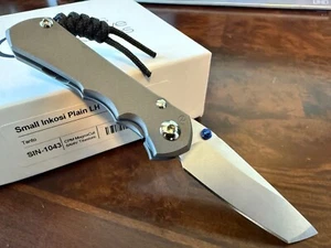 Chris Reeve Knives Small Inkosi Tanto MagnaCut LEFT HAND SIN-1043 - Picture 1 of 2