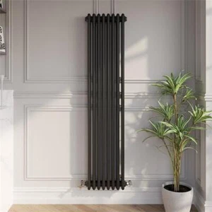Radiador Columna Triple Barra Coliseo Vertical Tradicional Negro - 1600 x 380mm - Imagen 1 de 8