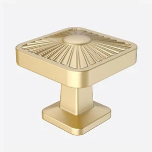 10 Pack Brushed Gold Cabinet Knobs Kitchen Cabinet Handles Drawer Pulls Dress... - Picture 1 of 6