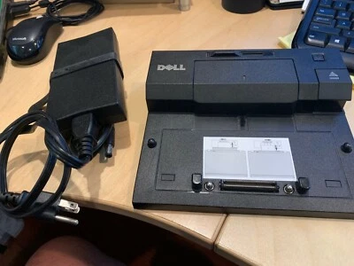 Estación de acoplamiento replicadora Dell PRO3X E-Port II USB 3.0 Latitude serie E Foto 1 de 4