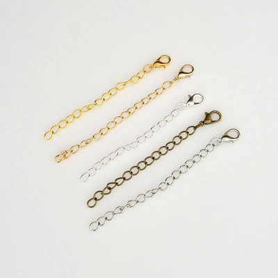 Pulsera broche langosta 5 piezas, juego extensión collar Foto 1 de 4