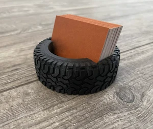 Reifen Visitenkarten Halter - Rad Laden Display Ständer Schreibtisch Arbeitsplatte - Bild 1 von 5