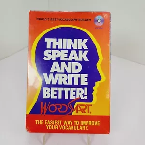 WordSmart PC CD Rom think, speak & write better improve vocabulary words NEW - Picture 1 of 7
