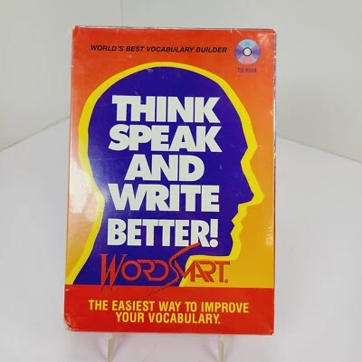 WordSmart PC CD Rom think, speak & write better improve vocabulary words NEW - Image 1 of 4