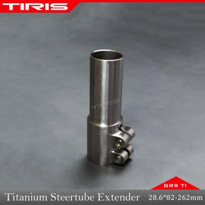 TIRIS ZGQ01 Titanium Stem Heighten Riser Fork Steer tube extender - Image 1 of 4