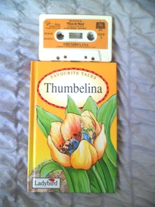B/NEW VINTAGE  LADYBIRD BOOK   &  CASSETTE  WELL  LOVED  TALES  ~ THUMBELINA  ~ - Picture 1 of 10