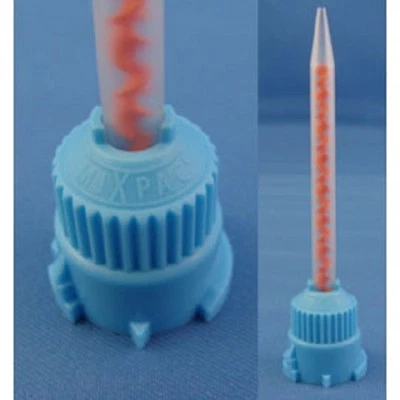 Genuine MIXPAC C&B Temp Crown Mixing Tip 25 pcs Blue/Orange 10:1 Ratio MT111B