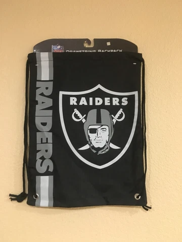 Oakland RAIDERS Drawstring backpack - BIG Raiders Logo by Forever Collectibles Cover