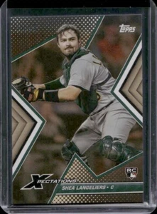 2023 Topps Xpectations Shea Langeliers RC/49 iridescente A's - Foto 1 di 2
