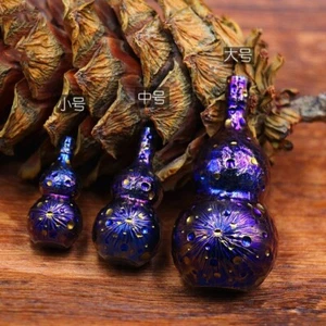 Titanium keychain car pendant pill bottle storage men women good luck pendant - Picture 1 of 17