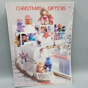 Montgomery Ward Christmas Catalog 1985 Original Wrapper Vintage 1980s Toys - Foto 1 di 18