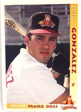 1996 Abilene Prairie Dogs Eric Gonzalez Trading Card