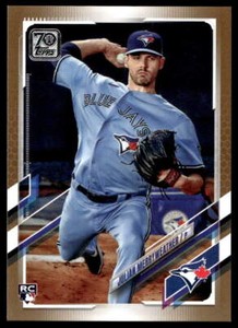 2021 Topps #581 Julian Merryweather Gold SN2021