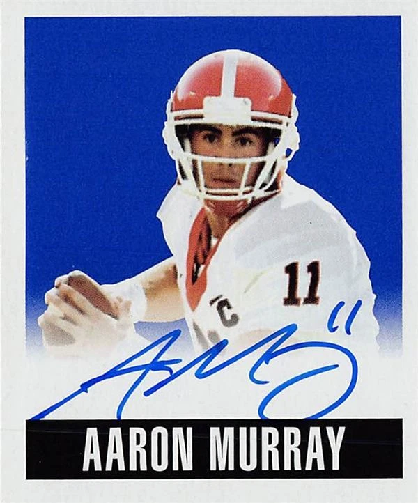 Aaron Murray signed Football Card Georgia 2014 Leaf Originals Mini #AM1 LE 8/25 - Image 1 of 1