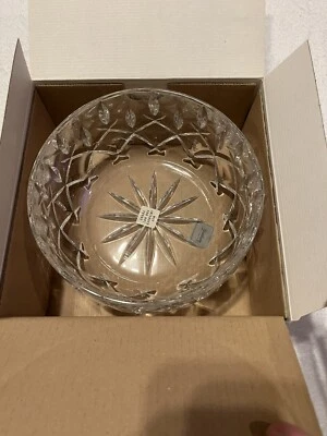 New in Box Gorham Lady Anne Crystal Salad Fruit Bowl 9” Germany Blown Glass NIB - Image 1 of 4