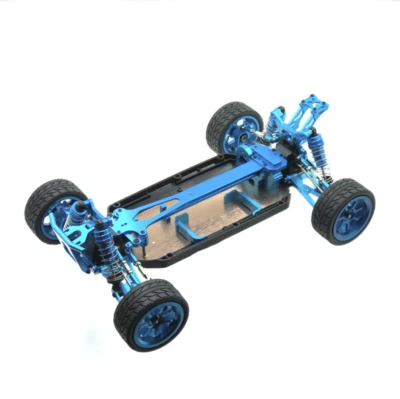 WLtoys 1/12 124017 124019 RC Coche Aluminio Metal Carrocería Chasis Marco Montado RC Foto 1 de 4