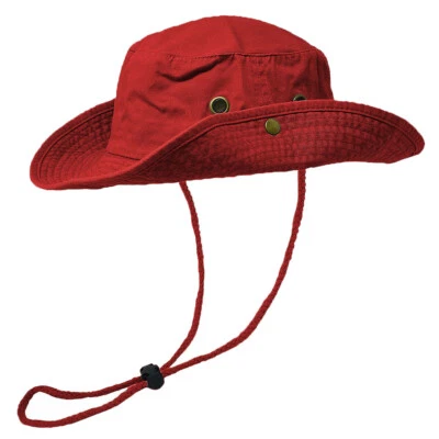 Unisex Verano Boonie Cubo Sombrero Gorra 100% Algodón Sol Caza Peces Safari Militar Foto 1 de 4