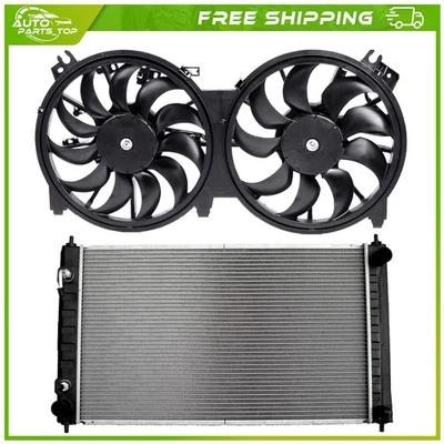Cooling Fan and Radiator Assembly Kit For 2007 2008 2009 2010-2018 Nissan Altima - Imagem 1 de 4