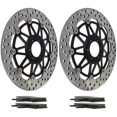 Kit de pastillas de rotor de freno delantero NICHO para Honda CB1000 06455-MBB-016 semi metálico Foto 1 de 4