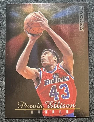 Skybox Thunder & Lightning 1993 inserción Pervis Ellison/Michael Adams #TL4 casi nuevo Foto 1 de 2