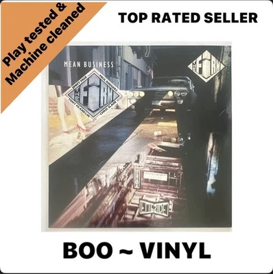 The Firm Mean Business Jimmy Page Paul Rodgers Vinyl LP NM / NM - Image 1 of 4