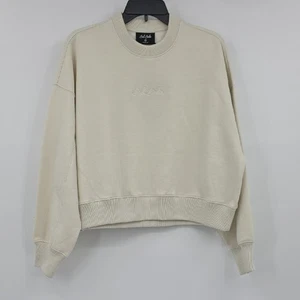 Bad Birdie Ivory Crewneck Sweatshirt Size S - Picture 1 of 8