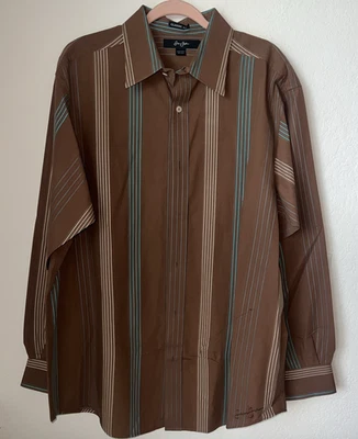 Lot of 2 (1 new  ) SEAN JOHN XL  Classic Button Up 100% Cotton Shirts FREE SHIP - Image 1 of 4