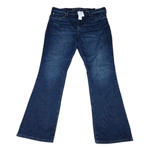 New American Eagle AE Men's 38X32 Slim Boot Cut EasyFlex Blue Jeans NWT - Picture 1 of 7