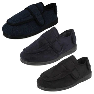Herren Padders Memory Foam Freizeit Hausschuhe Wrap - Bild 1 von 28