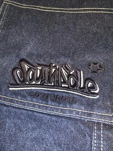Southpole Jeans Mens 48 Blue Baggy Wide Leg Rare Grail Jnco Style Y2K Hip Hop - Picture 1 of 18
