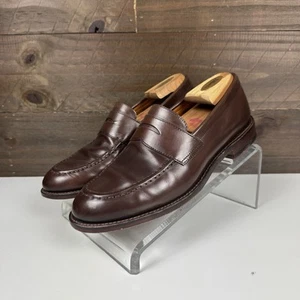 Mocasín J Crew Ludlow Penny Cigar marrón Talla 9.5 D Buen Año Welted - Imagen 1 de 14