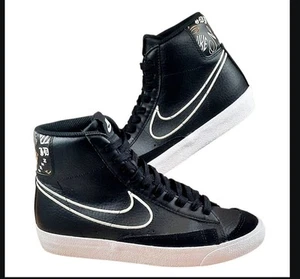 Nike Blazer Mid '77 SE GS) BlackPlayful Fonts DJ0265 001Size 6Y/ W 7.5 - Picture 1 of 4