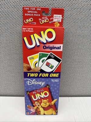My First Uno with Winnie the Pooh Two for One Special Bonus Pack NEW UNOPENED - Image 1 of 4