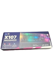 Teclado mecánico para juegos - TBI Pro X107 Mechanoid - Auténticos interruptores azules - Imagen 1 de 2