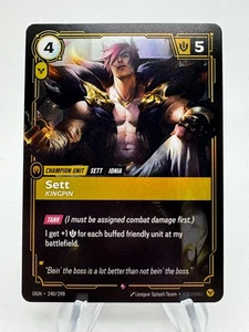 Riftbound: Origins SETT KINGPIN Rare Foil #240/298 - Bild 1 von 2