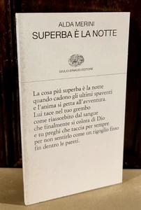 Alda Merini - Superba è la notte - Poesia - Einaudi R2 - Photo 1/1