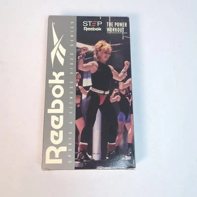 Step Reebok-The Power Workout VHS 1994 Gin Miller. Vintage Fitness At It’s Best! — 第 1/4 张图片
