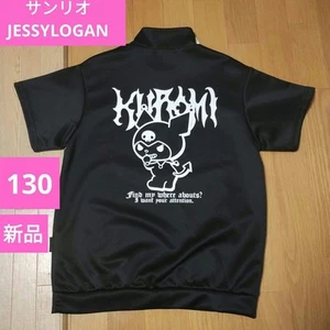 Girls 130 T-Shirt Half Zip Sanrio Kuromi-Chan - Picture 1 of 9