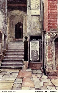 Postcard UK England Norwich, Stranger's Hall, Jarrold's Series #943 1904 Unused - Picture 1 of 2