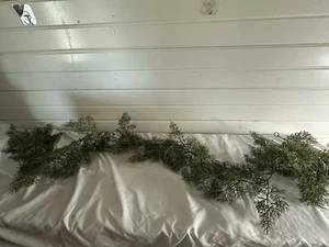 72" Faux Cedar Garland Realistic, Extra Full Cedar Christmas Garland for Mantle, - Picture 1 of 2