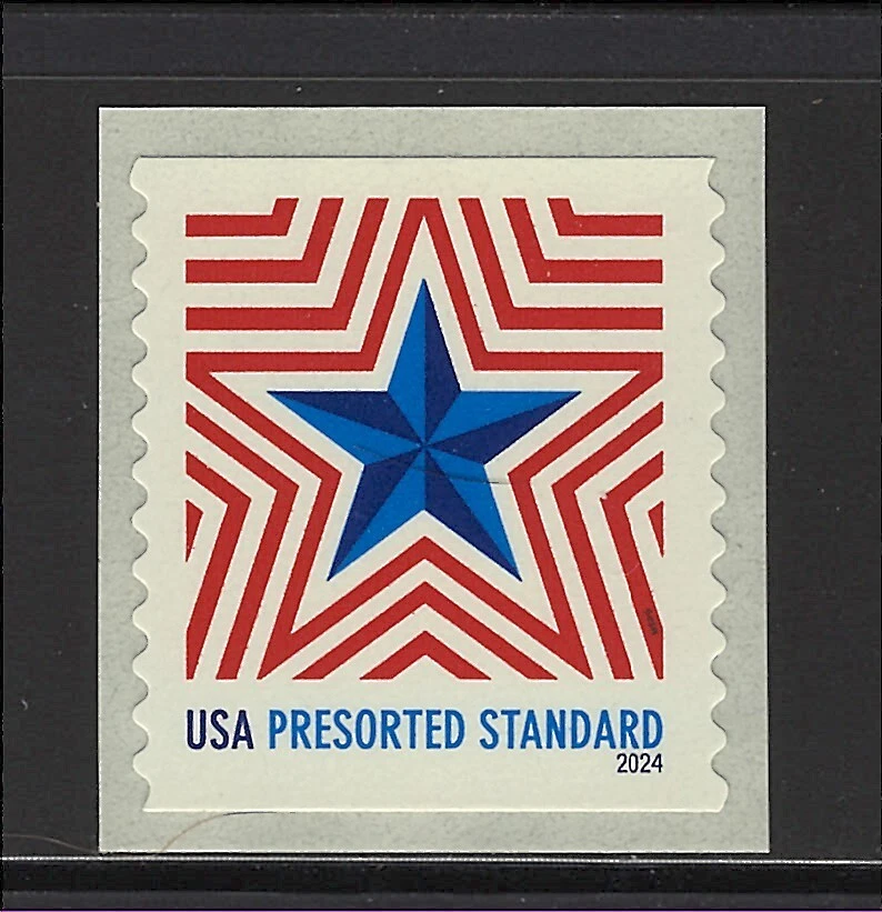 US Scott # 5832 Radiant Star Presorted 10 Cent Coil Single New 2024 - Image 1 of 1