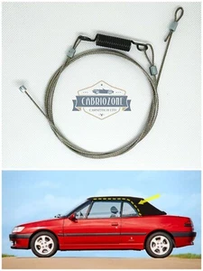 Cables de tensión lateral para Peugeot 306 Cabrio 1994-2003 - Juego derecha e izquierda - Imagen 1 de 1