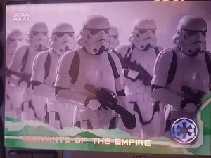 2016 Topps Star Wars Rogue One #68 Servants of the Empire verde - Imagen 1 de 1