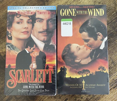 NEW VHS Gone With The Wind And Scarlett Special Edition Sets Dalton Civil War - Image 1 of 4
